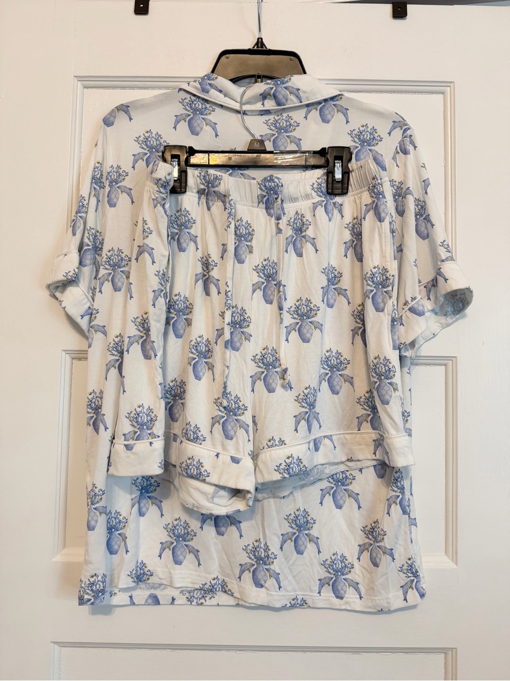 Sorority & Sisterhood Delta Delta Delta Bamboo Pajama Set L Pearl Dolphin EUC - Picture 4 of 7